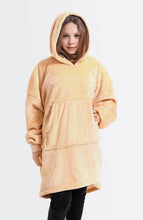 Load image into Gallery viewer, Red Kids Blanket Hoodie