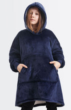 Load image into Gallery viewer, Red Kids Blanket Hoodie