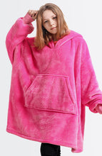 Load image into Gallery viewer, Black Kids Blanket Hoodie